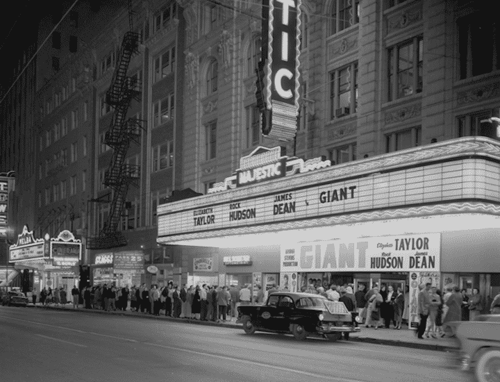 Historic Majestic Theatre in 1950, now houses Smartrise controllers.
